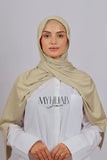 Lycra Bonnet Jasmine - Beige crème