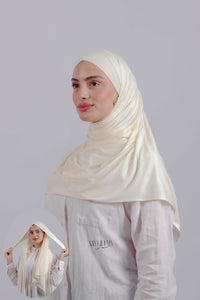 Lycra Tie Back - Blanc cassé