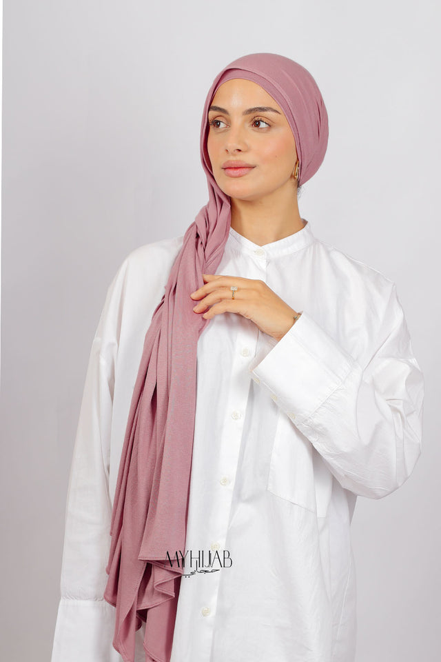 Lycra Bonnet Jasmine - Rose Nude