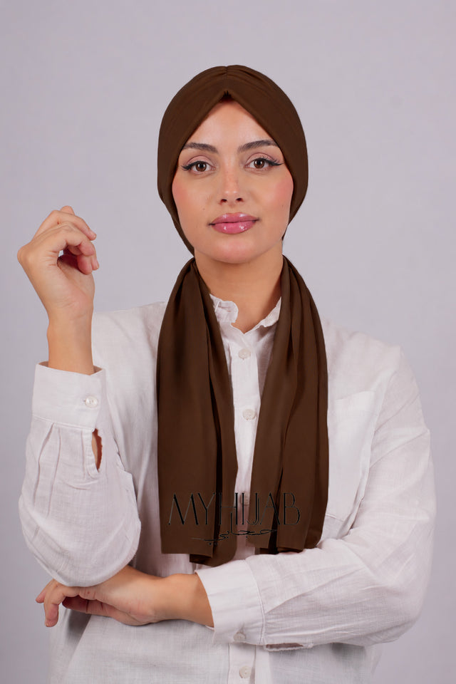 Turban Dubai - Marron