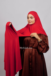 Lycra deux plis - Rouge