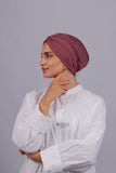 Turban Croisé Cotton - Blush pink