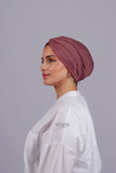 Turban Croisé Cotton - Blush pink