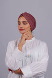 Turban Croisé Cotton - Blush pink