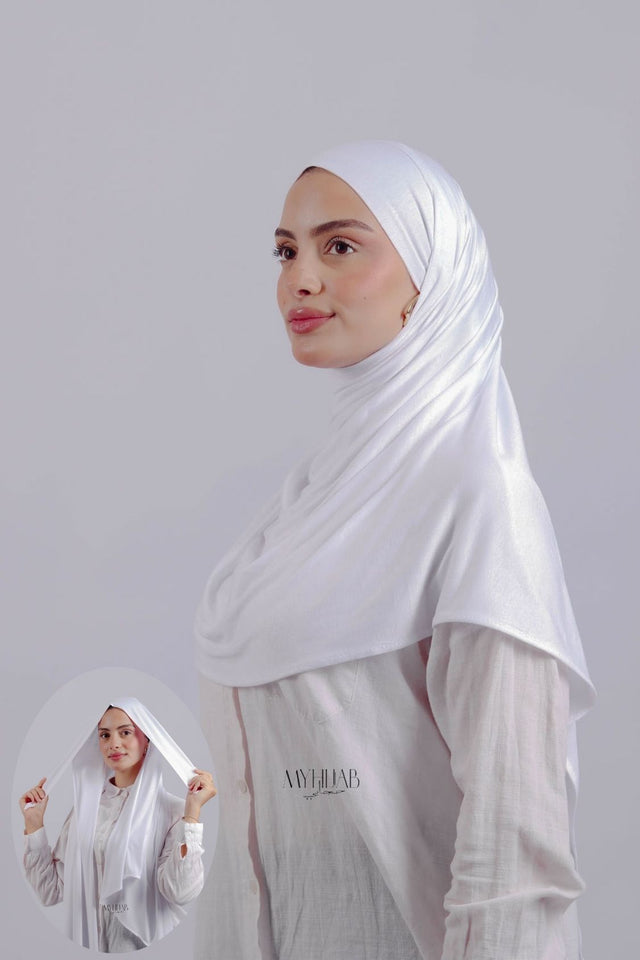 Lycra Tie Back - Blanche