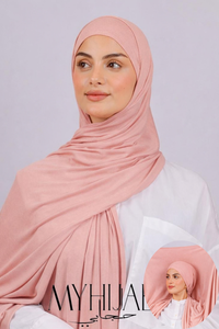 Lycra Bonnet Jasmine - Rose Saumon