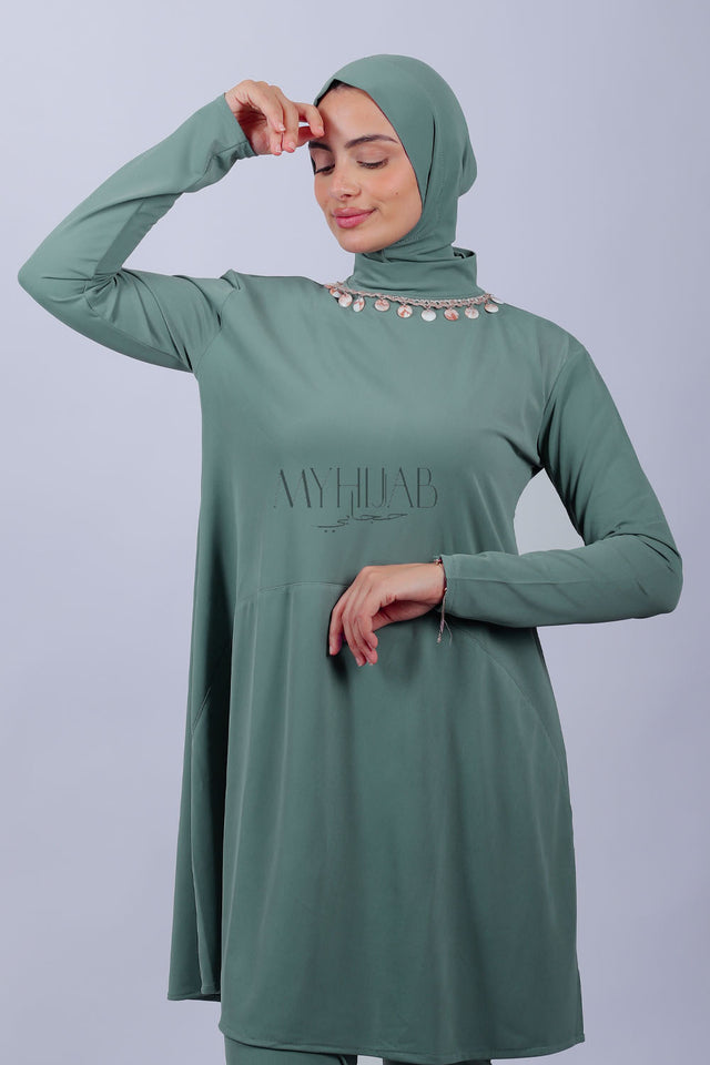 Burkini Layan - Turquoise