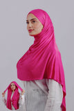 Lycra Tie Back - Rose fushia