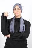 Dubai hijab - bleu jeans foncé