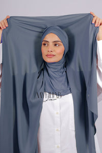 Crepe Bonnet Ninja- Bleu Jeans Clair