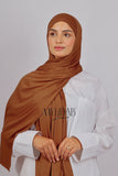 Lycra Bonnet Jasmine - Orange brulé