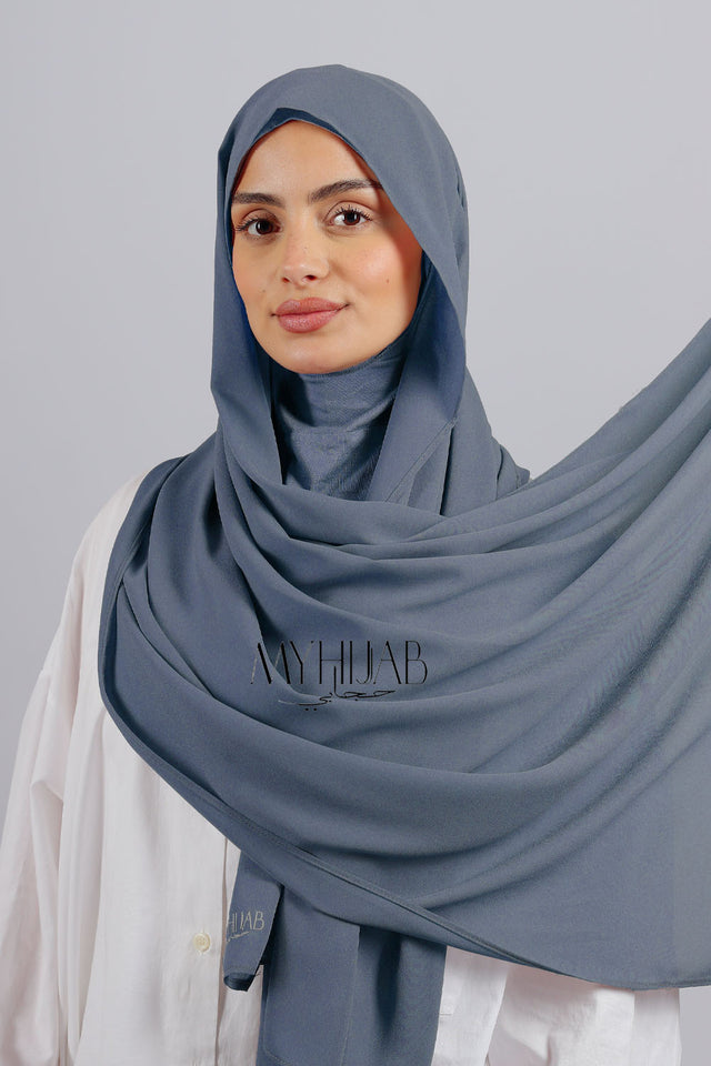 Crepe Bonnet Ninja- Bleu Jeans Clair