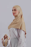 Lycra Tie Back - Beige