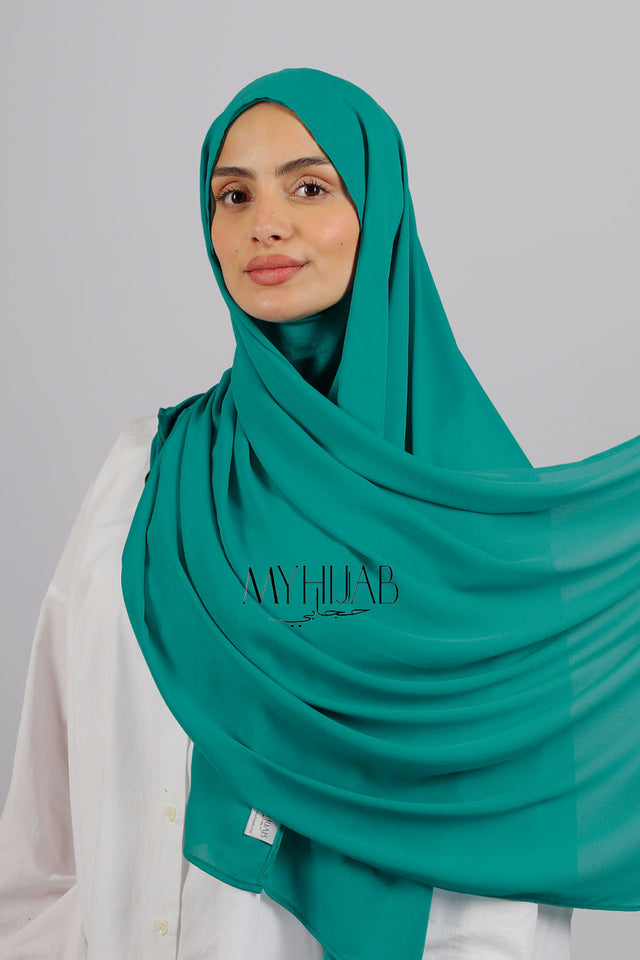Crepe Bonnet Ninja- Bleu turquoise