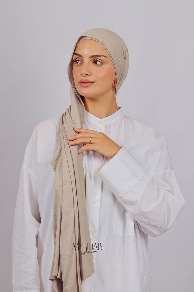 Lycra Bonnet Jasmine - Nude