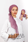 Foulard Lycra Dégradé - Mauve lilas
