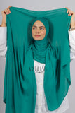 Crepe Bonnet Ninja- Bleu turquoise