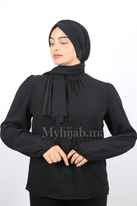 Dubai hijab - Noir