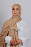 Lycra Bonnet Jasmine - Beige Camel