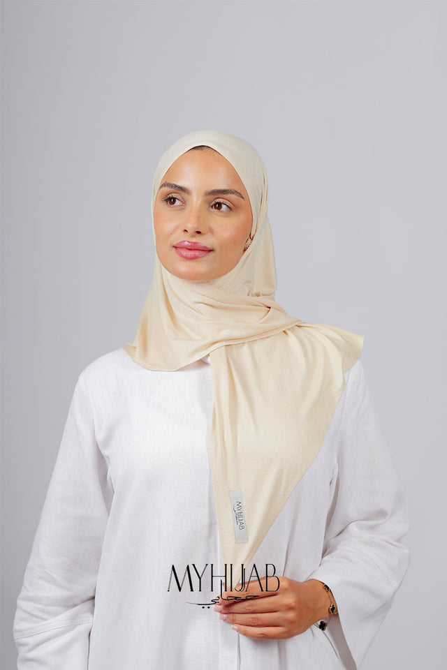 Foular Lycra - Beige clair