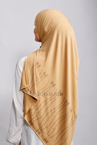 Jersey premium strass - Beige meil