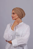 Turban Croisé Cotton - Marron pink fonce