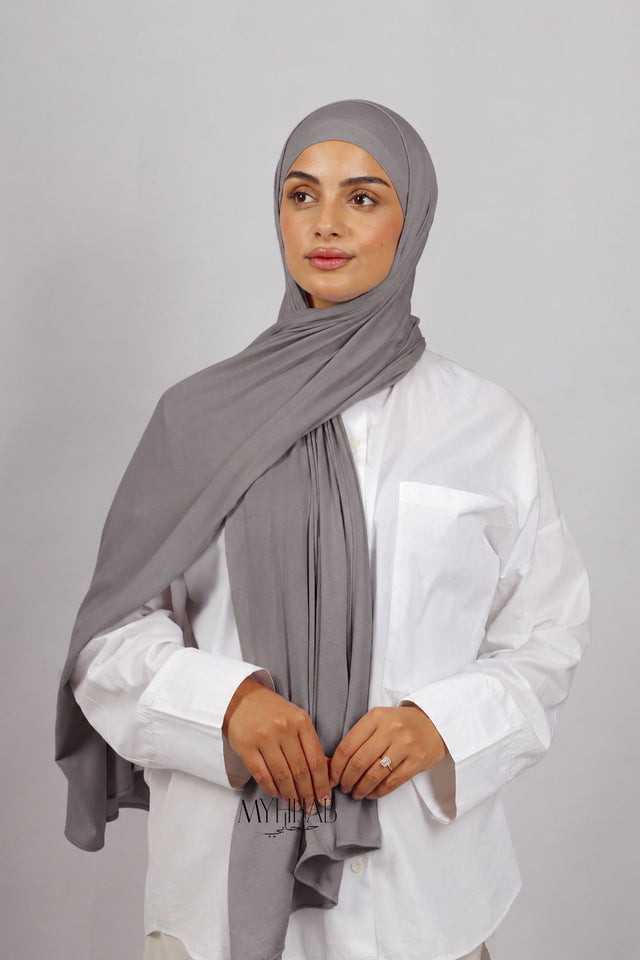 Lycra Bonnet Jasmine - Gris