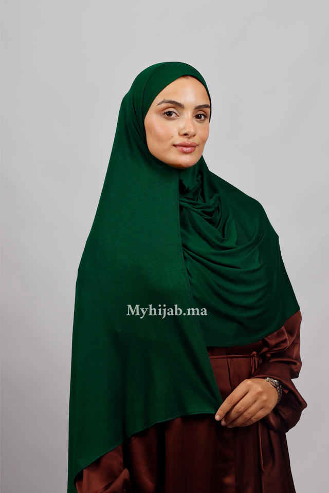 Lycra deux plis - Vert roi foncé