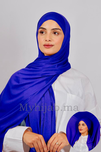 Lycra Bonnet Jasmine - Bleu roi