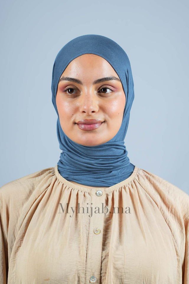 Foular Lycra - Bleu jeans