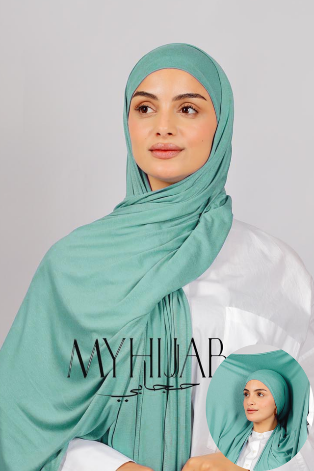 Lycra Bonnet Jasmine - Turquoise clair