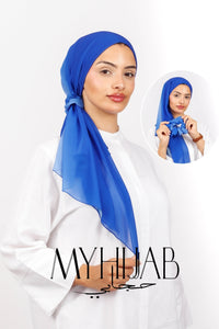 Foulard Turban Dégradé - Bleu roi