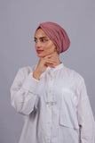 Turban Croisé Cotton - Rose cashire