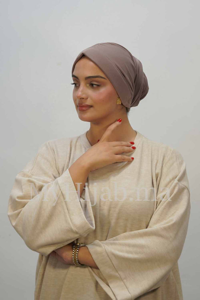 Dubai hijab - Marron pink