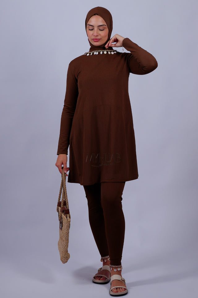 Burkini Layan - Marron