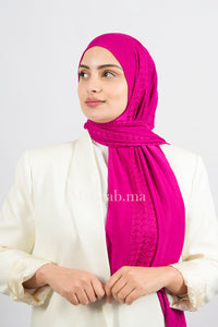 Lycra Instant kashkha - Rose fushia