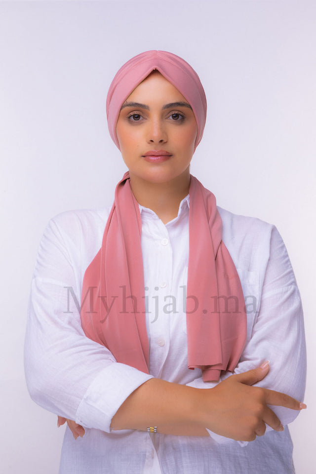 Dubai hijab - Rose cacher