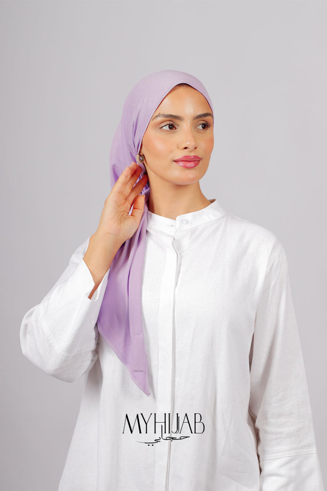 Foular Lycra - Mauve clair