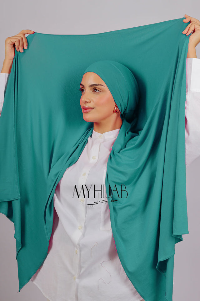 Lycra Bonnet Jasmine - Turquoise