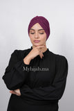 Turban Croisé Cotton - purple