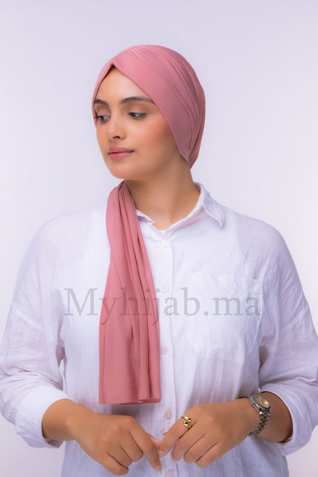 Dubai hijab - Rose cacher