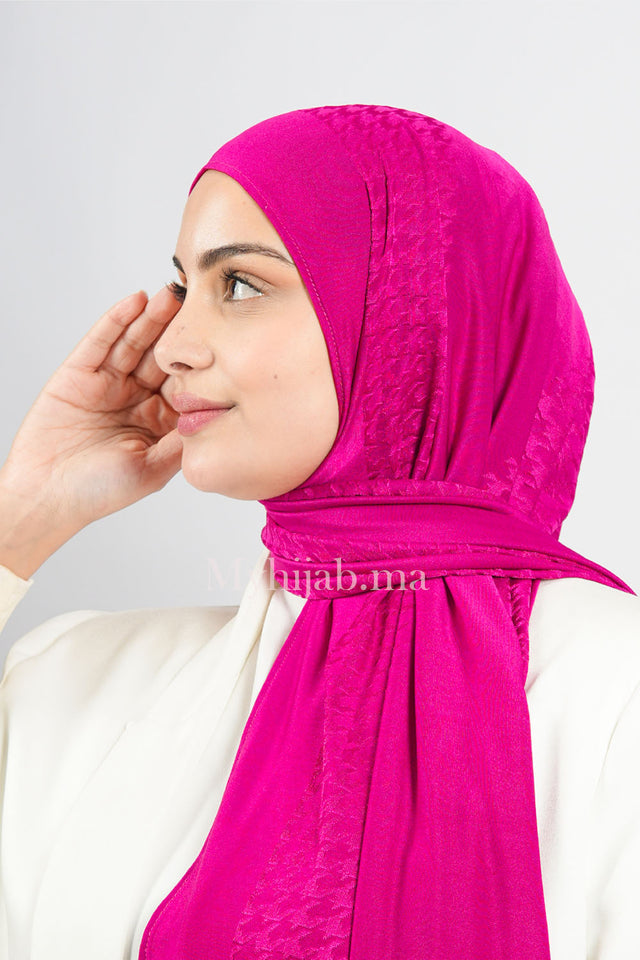 Lycra Instant kashkha - Rose fushia