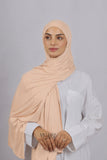 Lycra Bonnet Jasmine - Beige sauman