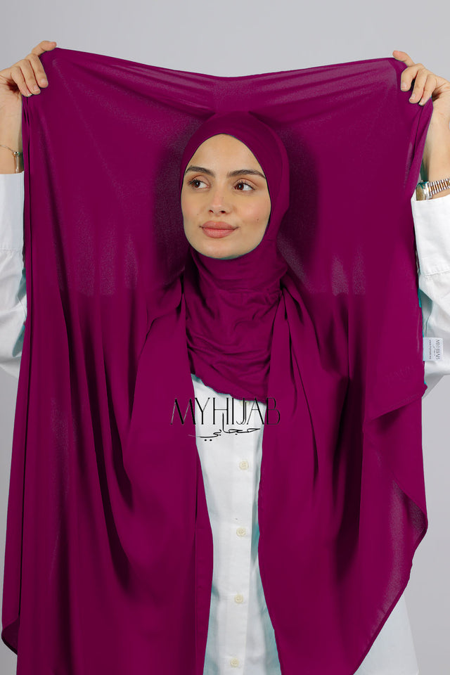 Crepe Bonnet Ninja - Rose indien