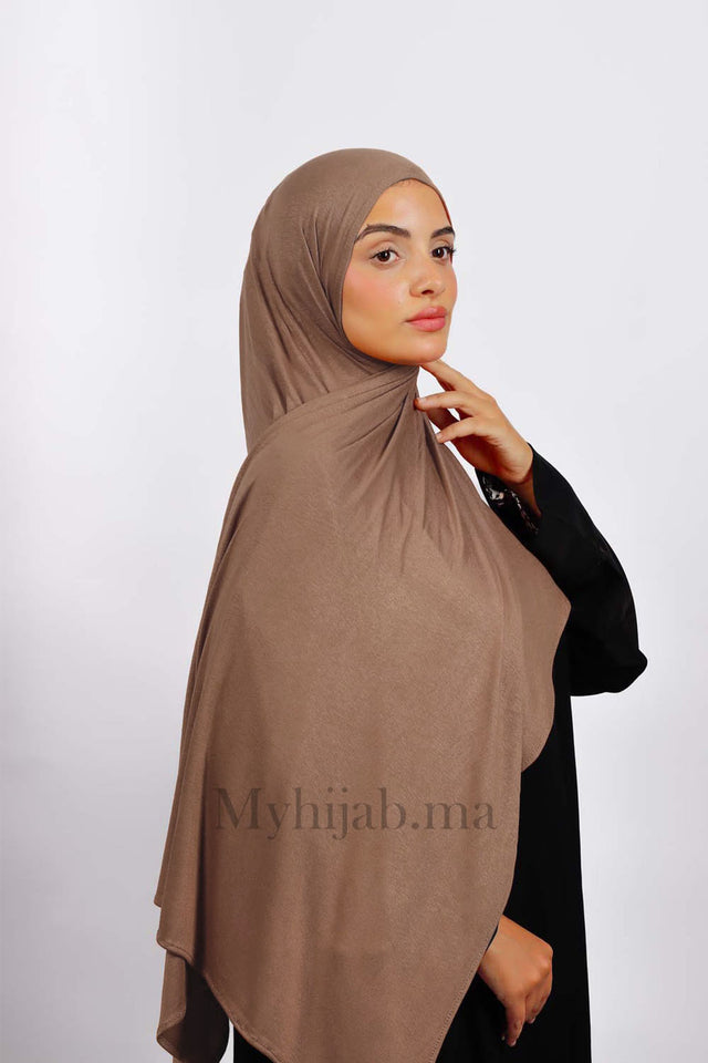 Lycra Coton - Marron pink