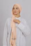 Lycra Bonnet Jasmine - Beige sauman