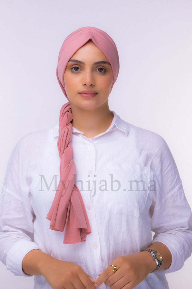 Dubai hijab - Rose cacher