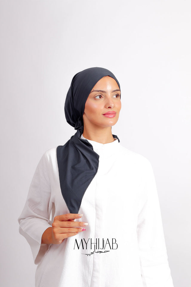 Turban Miral – Gris foncé