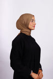 Lycra Coton - Marron taupe