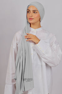 Lycra Bonnet Jasmine - Gris perle